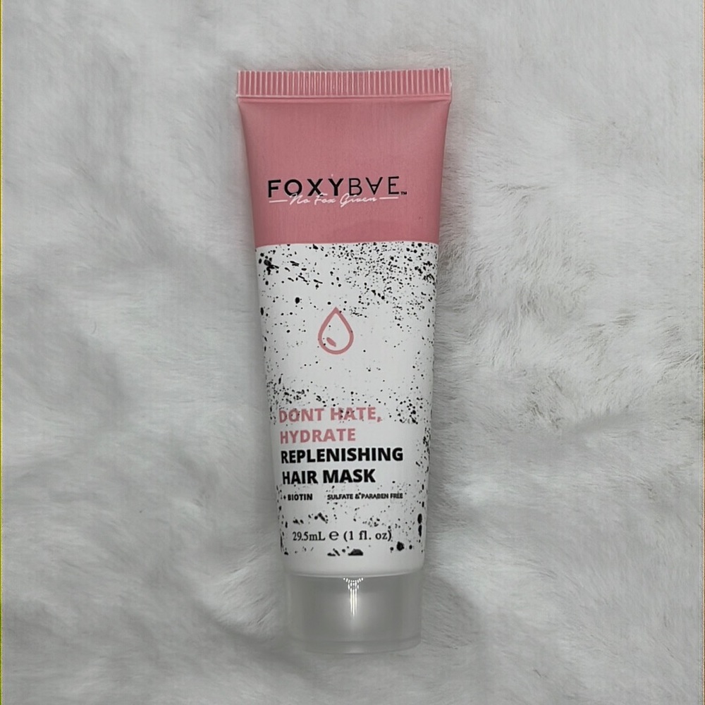 4/$25 Foxybae Don't Hate, Hydrate Replenishing Hair Mask - Mini